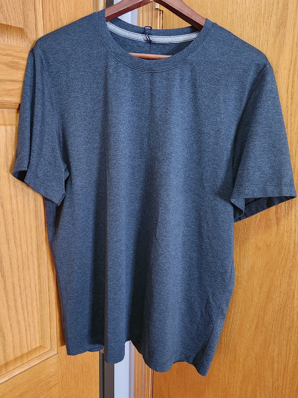 Men's Dark Gray Crew Neck T-Shirt